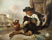 William Knight Keeling Melon Seller oil painting artist